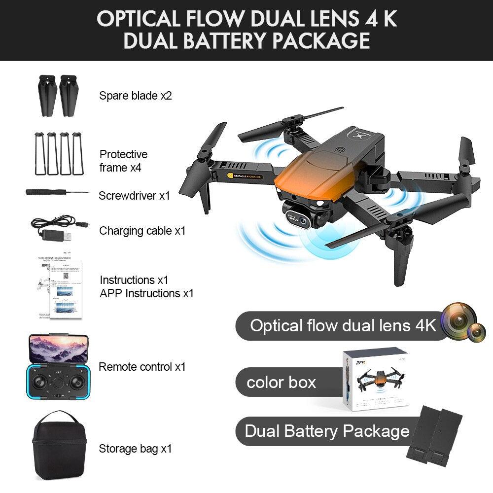 KBDFA F191 Drone - 4K HD WIFI FPV 1080P Camera Height Hold Foldable Quadcopter Dron Rc Helicopter Drone Gift Toy - RCDrone