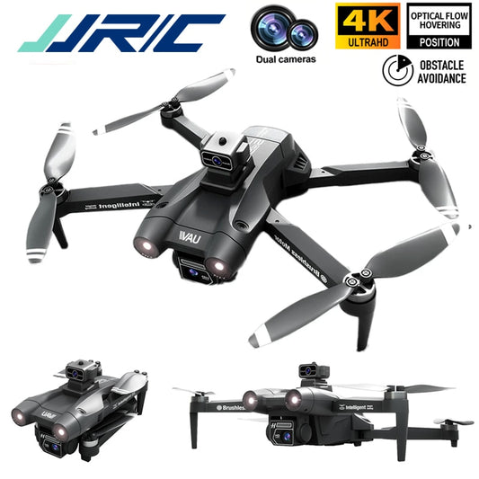 JJRC X28 GPS Drone - 2.4g Wifi FPV 4K EIS Avion à Double Caméra Brushless Évitement d'Obstacles Pliable Rc Dron Quadcopter Jouet