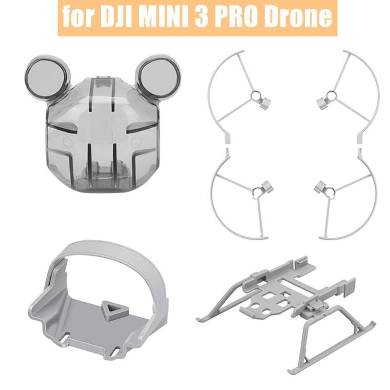 for DJI MINI 3 PRO Drone Accessories Kits Propeller Holder Lens Cap Case Propeller Guard Landing Gear - RCDrone