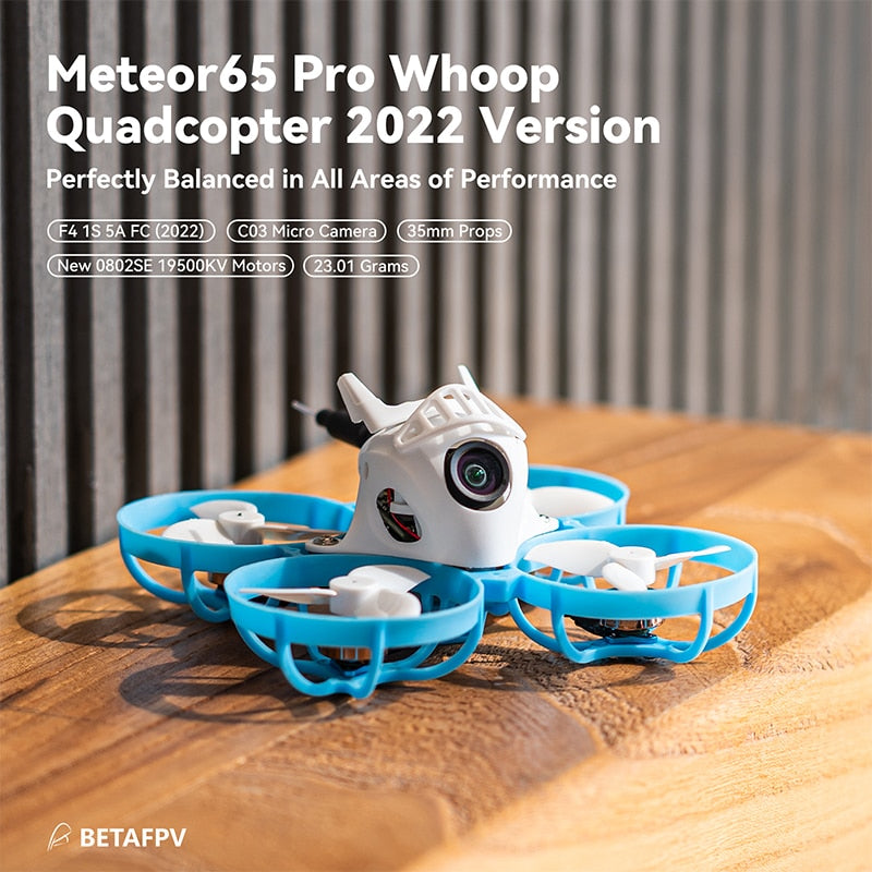 BETAFPV Meteor65 Pro, Meteor65 Pro Whoop Quadcopter 2022 Version Perfectly Balanced in