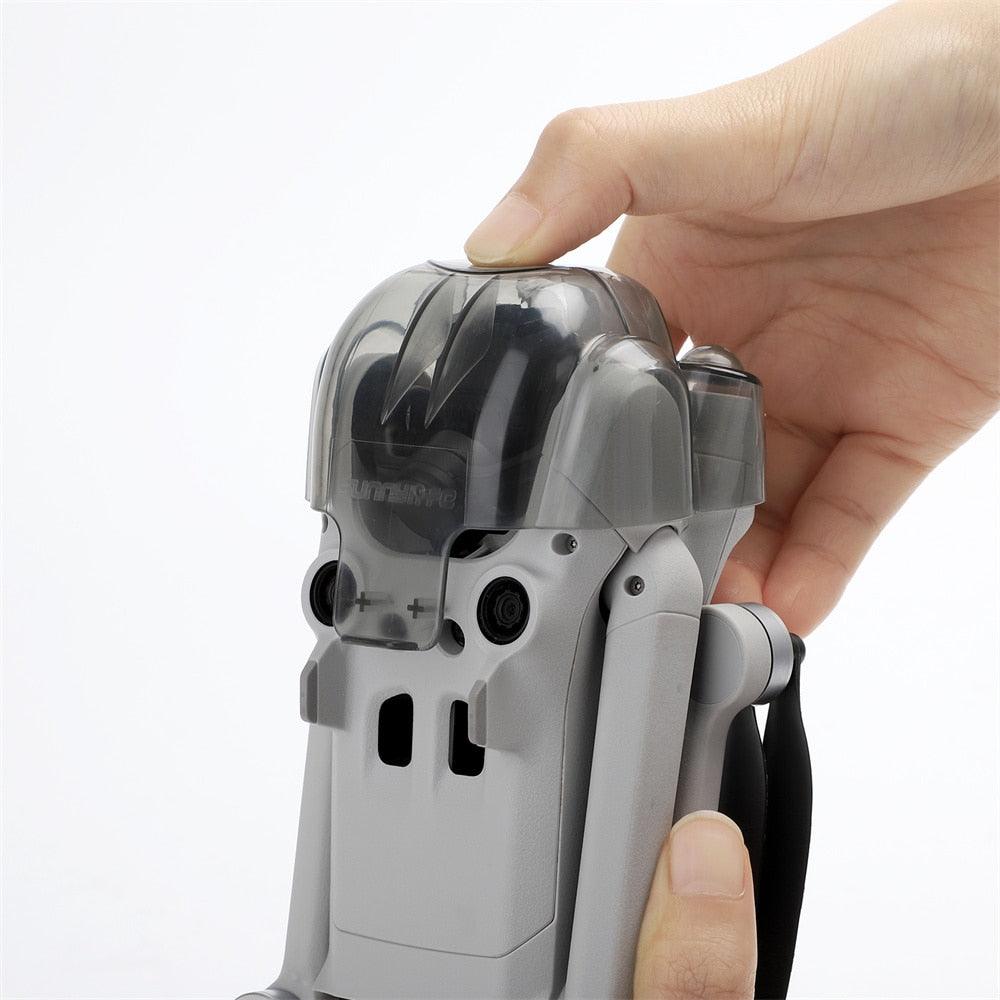For DJI Mini 3 Pro Lens Cap Sunshade Protector Cover Lens Hood Anti-glare Sunhood Gimbal Case Guard Drone Fixer Accessories - RCDrone