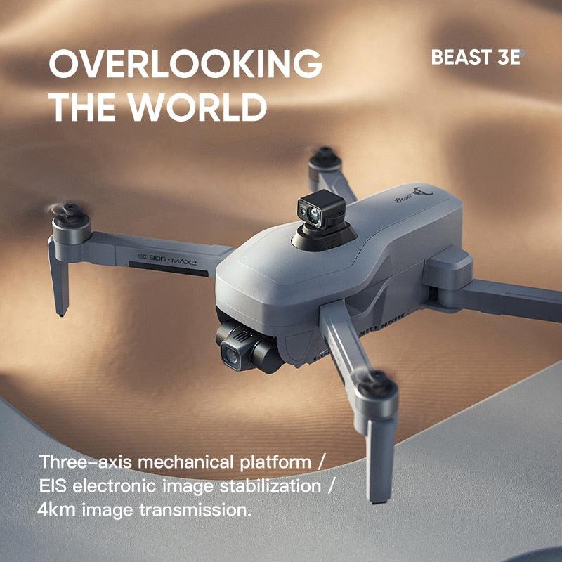 Tesla-Dron profesional 8K 4K HD para fotografía aérea, con Control remoto  cuadricóptero, helicóptero de 5000 metros de distancia, evita obstáculos
