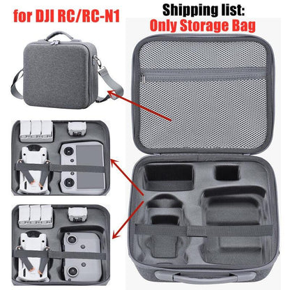 Storage Bag for DJI MINI 3 PRO - Handbag Carrying Case PU/Nylon Anti-Collision Bag Drone Accessories - RCDrone