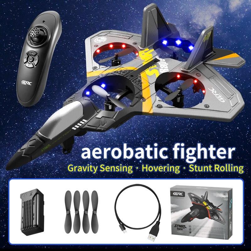 V17 Gravity Sensing Rc Plane Aircraft Glider Radio Control Helicopter EPP Foam Remote Controlled Airplane Toys for Boys Children - RCDrone