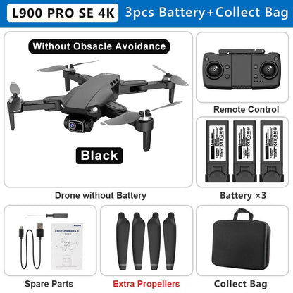 L900 PRO SE Drone - 4K HD Dual Camera Drone Visual Obstacle Avoidance Brushless Motor GPS 5G WIFI RC Dron Professional FPV Quadcopter - RCDrone