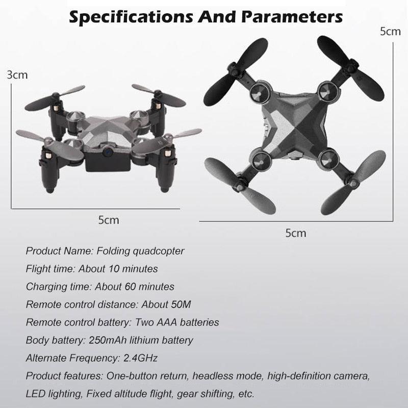 DH800 Drone - Gravity Sensing Flying RC Drone Foldable Mini Quadcopter ...