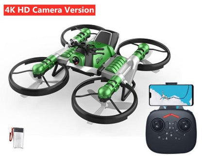 Motorcycle aircraft 2 in 1 Deformation Drone With 4K HD Camera 3D Flip One Key Return Headless Mode RC Quadrocopter - RCDrone