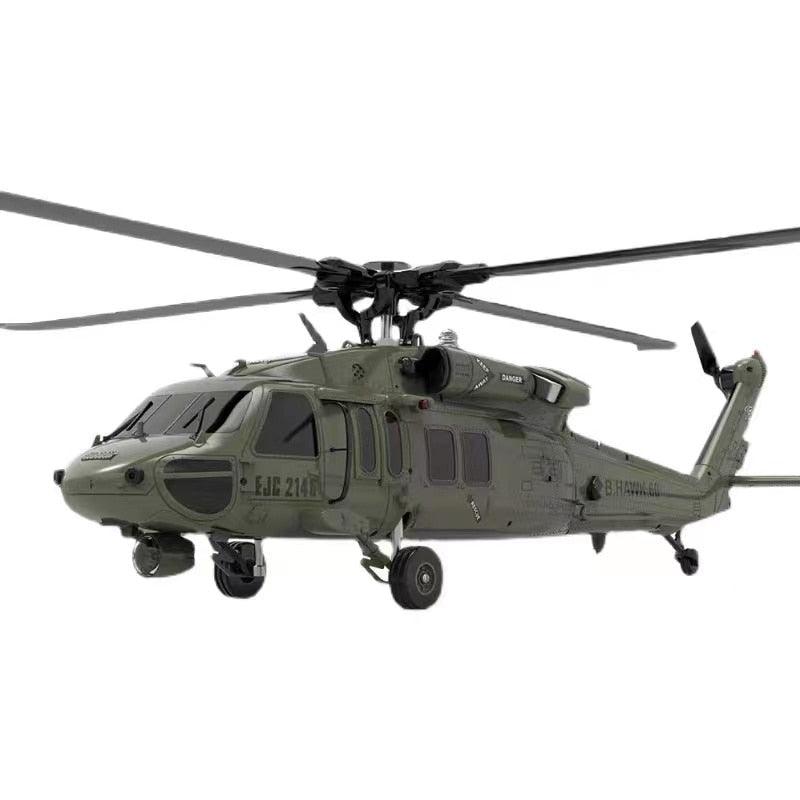 F09 6-Axis RC Helicopter - High Simulation 1:47 Scale UH60-Black Hawk Dual Brushless Motor Professional Remote Control Toy Plane - RCDrone
