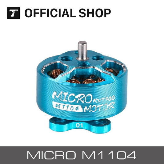 T-motor MICRO M1104 KV7500 Brushless Outrunner Motor Freestyle For FPV RC 90mm 110mm Drone - RCDrone