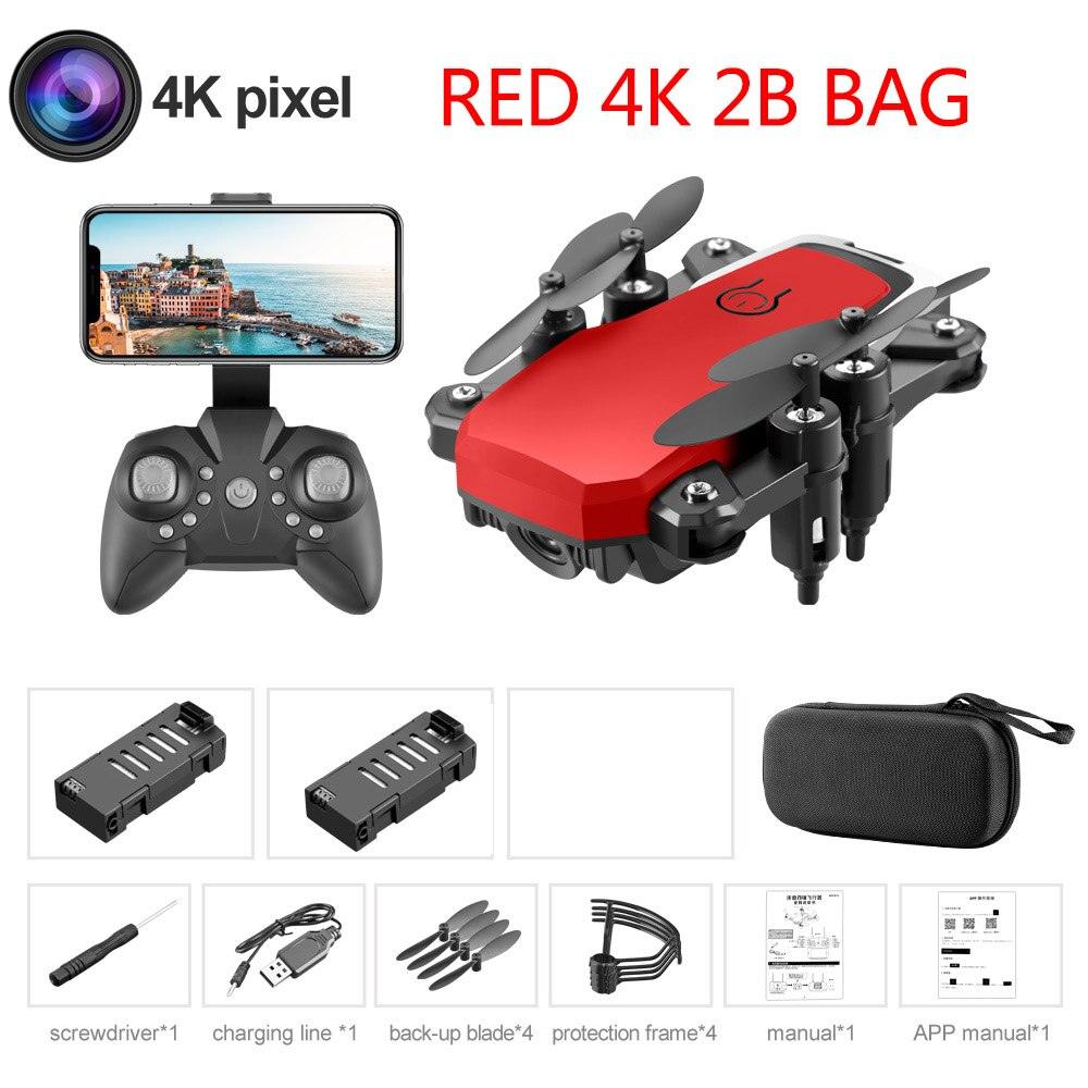 LF606 Drone - 4K Camera HD Foldable Drones One-Key Return FPV Follow Me RC Helicopter Quadrocopter Kid's Toys - RCDrone