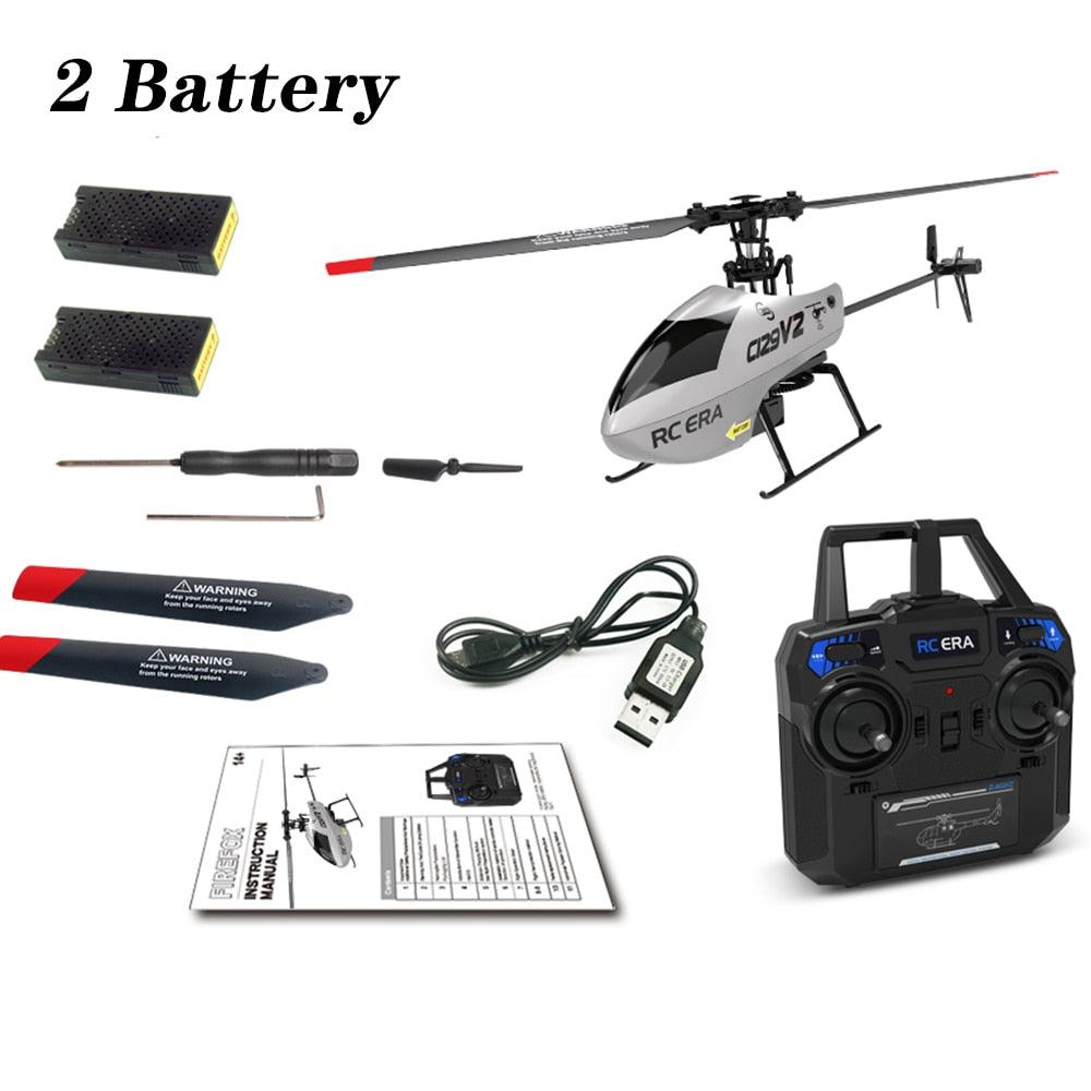 C129 V2 RC Helicopter - 6 Channel Remote Controller Helicopter Charging Toy Drone Model UAV Outdoor Aircraft RC Toy - RCDrone