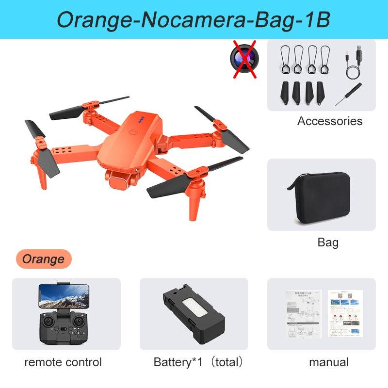 K5 Mini Drone - 4K HD Dual Camera 2.4G Wifi FPV Air Pressure Fixed Height Foldable Quadcopter RC Helicopter Gifts Toys - RCDrone