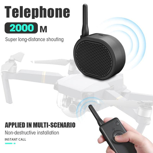 Drone Speaker Megaphone - 2000m Telephone Long Distance For DJI Mavic Mini Air 2 Phantom FPV 3 4 Pro For Fimi X8 SE Loudspeaker - RCDrone