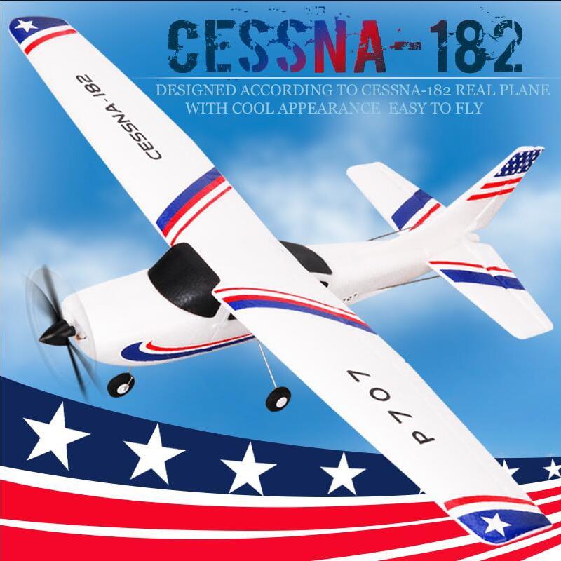 SAYZON Avion Télécommandé F949 Avion RC 3D6G 3 Canaux CESSNA-182 Planeur RC Moteur 720 Avions RC pour Adulte avec 2 Piles (2BSL SAYZON Avion Télécommandé F949 Avion RC 3D6G 3 Canaux CESSNA-182 Planeur RC Moteur 720 Avions RC pour Adulte avec 2 Piles (2BSL