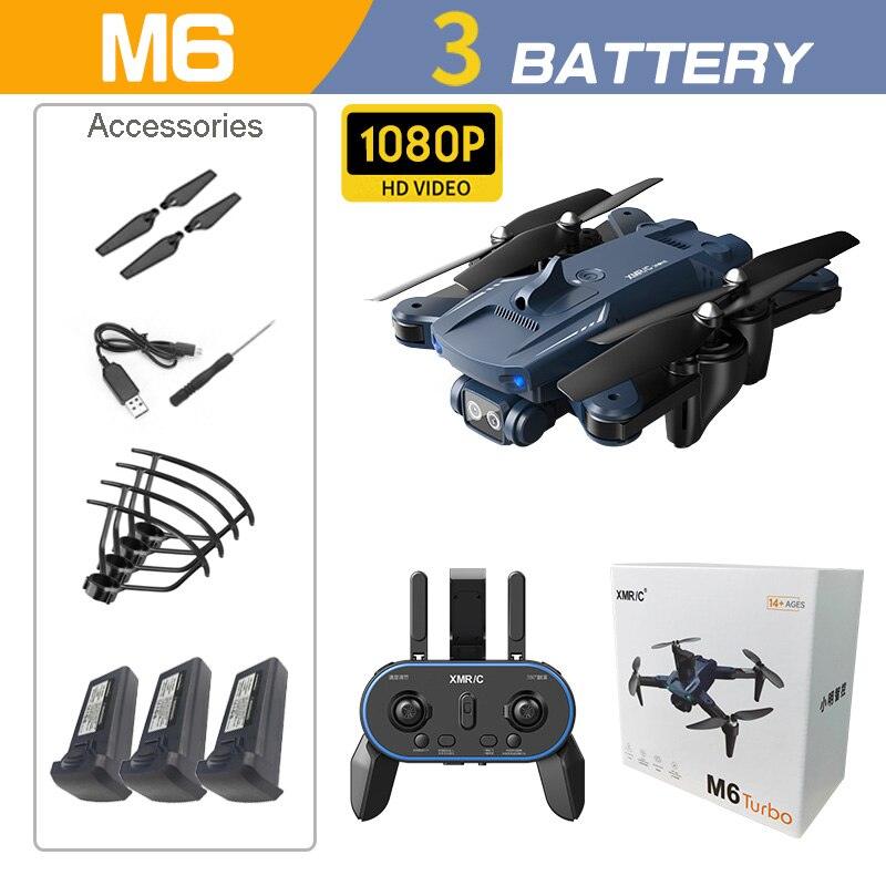 M6 Drone - 2023 new mini drone 4k profesional drones with camera hd 4k intelligent Obstacle Avoidance Drone remote control helicopter - RCDrone