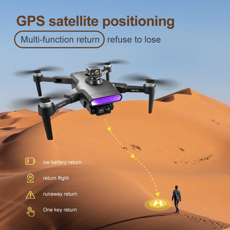 LU9 Max GPS Drone - 8K HD Dual HD Camera Professional Remot Control helicopter Brushless Motor Avoidance Foldable RC Quadcopter Toys Professional Camera Drone - RCDrone
