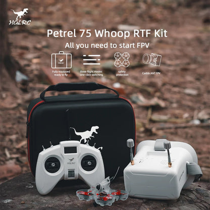 HGLRC Petrel 75 Whoop, CaddxANT FPV Teady t0 fly one-click switching protection