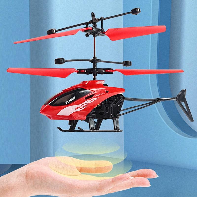 Two-Channel Suspension RC Helicopter Drop-resistant Induction Suspension Aircraft Charging Light Aircraft Kids Toy Gift for Kid - RCDrone