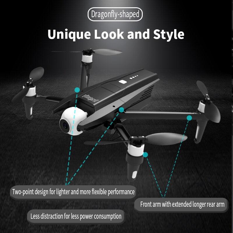KK13 Drone - Brushless Gps Aerial Drone 4K HD 5G Wifi 2-axis Gimbal Long Range Smart Photography Gesture Helicopter Folding Quadcopter Professional Camera Drone - RCDrone