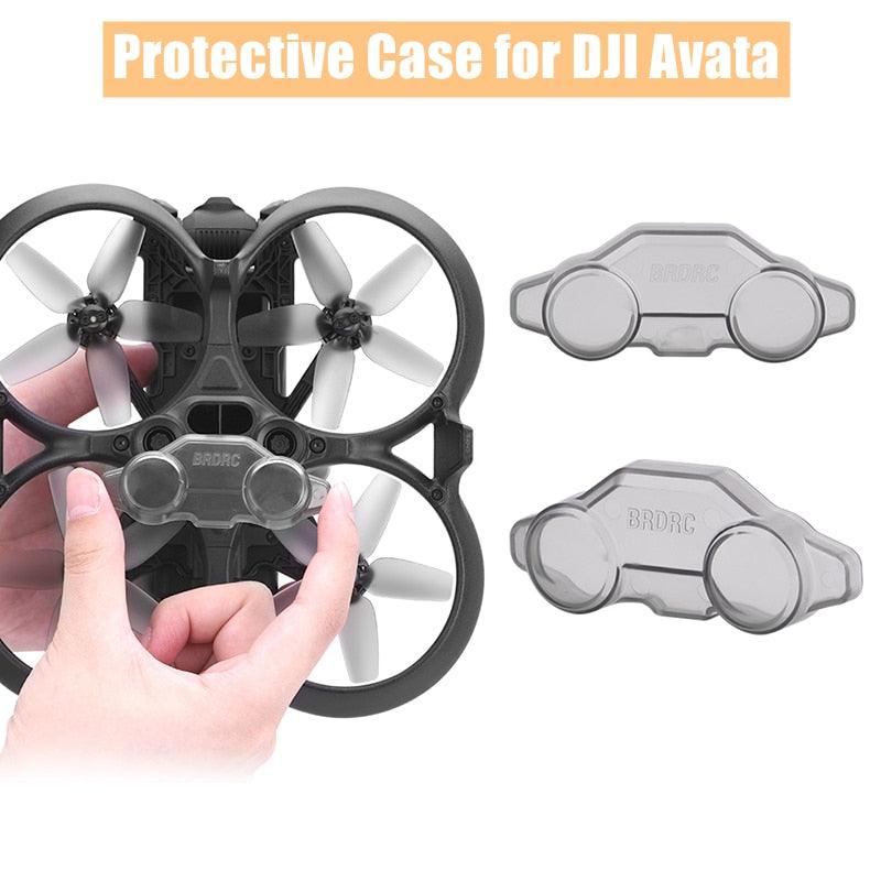 Protective Cover Case for DJI Avata Drone - Visual Perception System Dust-Proof Lens Cap for DJI AVATA Aircraft Drone Accessories - RCDrone