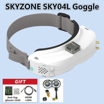 SKYZONE SKY04L V2 04L 04X FPV Goggles - 1280×960 5.8G 48CH Steadyview Receiver Build In Headtracker Video Glasses RC Racing Drone - RCDrone