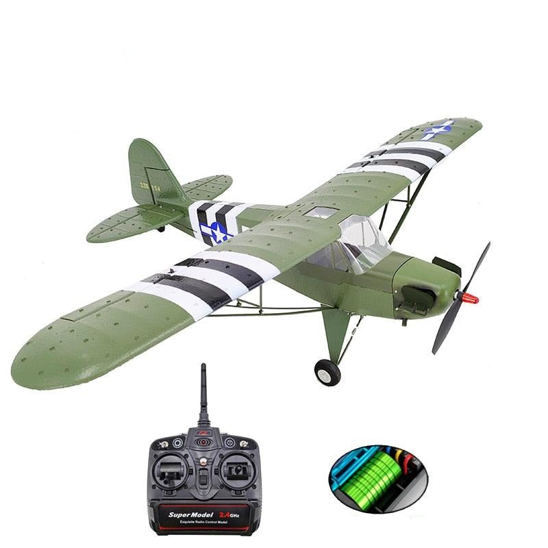 Army Cub Rcl 4 J-3 CUB Military Aircraft - Brushless Motor Rc Planes 2.4G Radio Contr ...