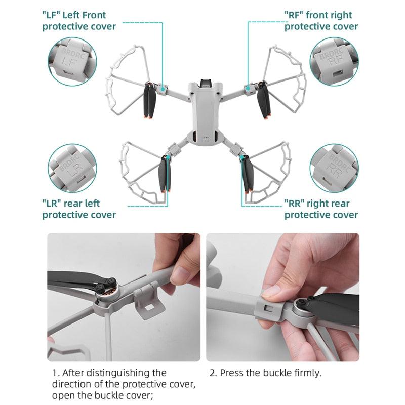 Protecteur D’Hélice Pour DJI Mini 5 Pro - Couvercle Anti-Collision Gris, Léger Et Facile à Installer