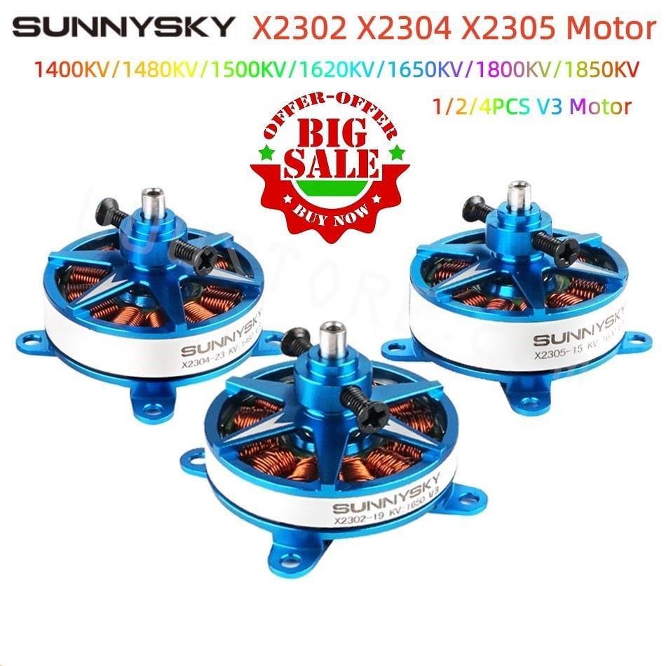 1/2/4PCS Sunnysky F3P Indoor Power - X2302 X2304 X2305 V3 1400KV 1480KV 1500KV 1620KV 1650KV 1800KV 1850KV Motor for RC UAV models - RCDrone