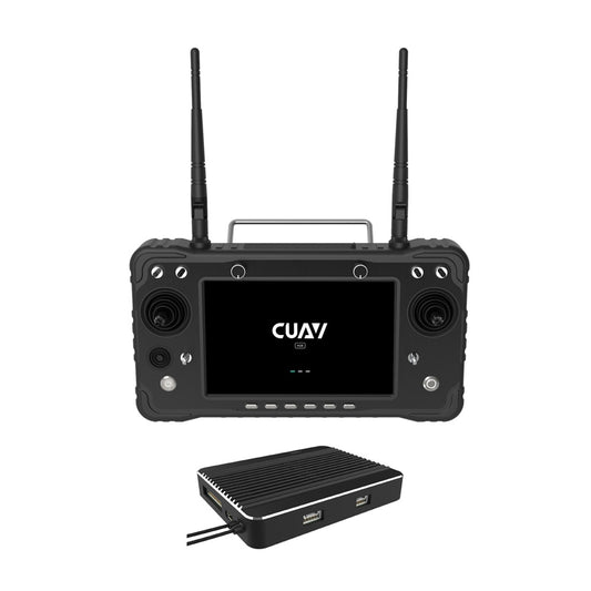CUAV Black H16 HD 10km Télémétrie de transmission vidéo - Agriculture Pulvérisation Pièces de drone HDMI RC Cartographie Télécommande