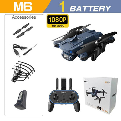 M6 Drone - Three-sided Obstacle avoidance Drone 4K Professional HD Camera Aerial Photography Foldable Quadcopter Airplane Remote toys - RCDrone