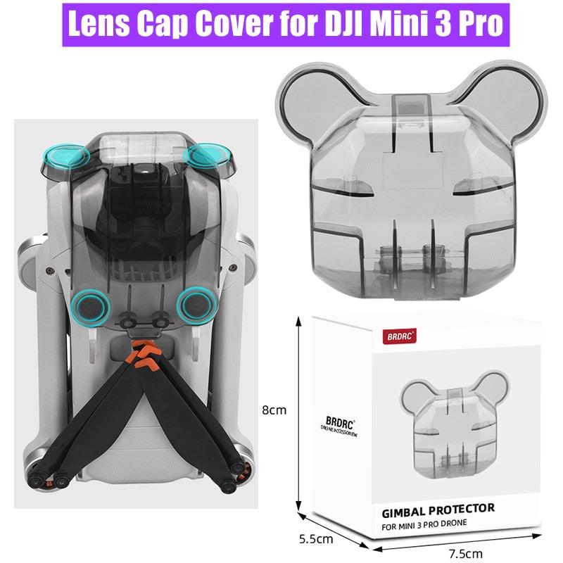 Lens Cap Cover for DJI Mini 3 Pro Gimbal Camera Guard Lens Hood Cap Obstacle Avoidance System Protective Drone Accessories - RCDrone