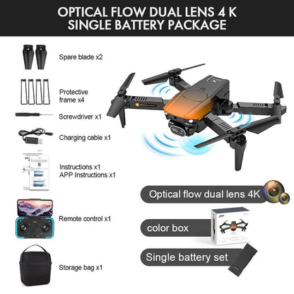 KBDFA F191 Drone - 4K HD WIFI FPV 1080P Camera Height Hold Foldable Quadcopter Dron Rc Helicopter Drone Gift Toy - RCDrone