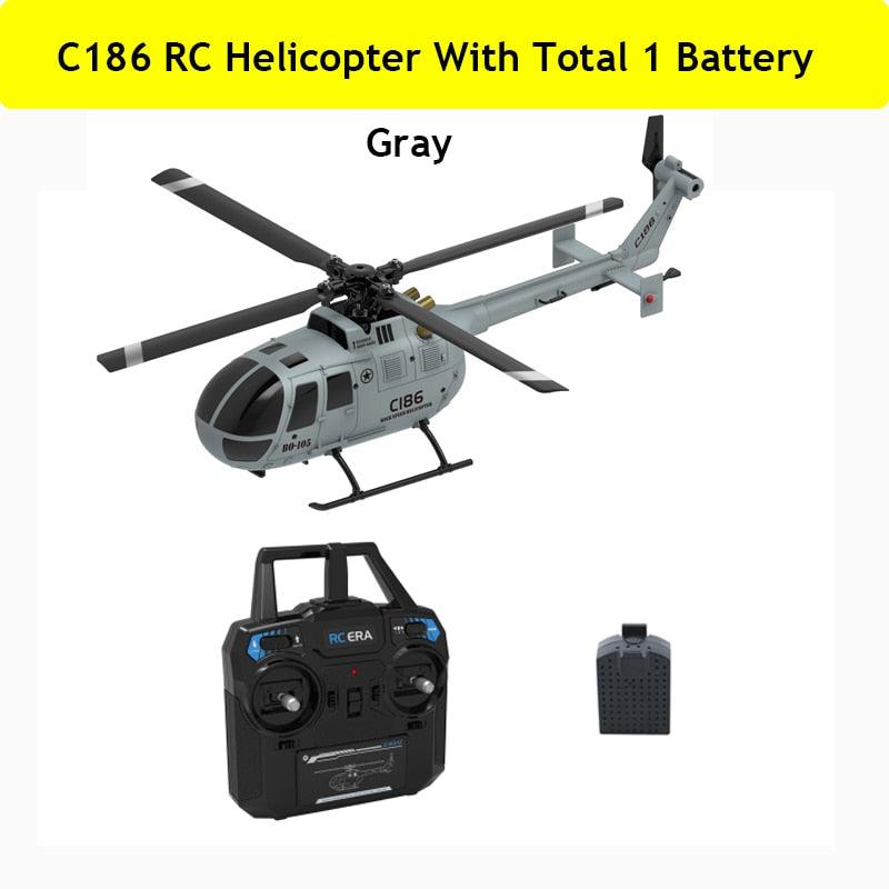 Hélicoptère Rc À 4 Canaux, Gyroscope Stabilisé, Taille Ec-135