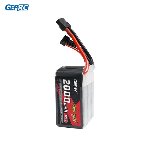 GEPRC Storm 6S 2000mAh 120C Lipo Battery - Suitable For 3-7Inch Series Drone For RC FPV Quadcopter Freestyle Series FPV Battery - RCDrone