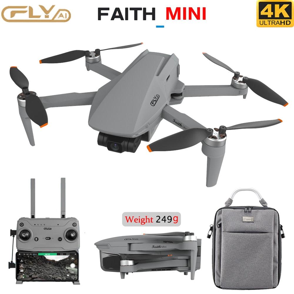 CFLY Faith MINI Drone - 230g GPS Drone With 4K HD Camera 3-Axis Gimbal Professional RC Quadcopter 26min Flight 3KM MINI Helicopter - RCDrone