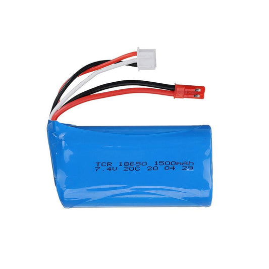 7.4V 1500mAh Lipo Battery With JST plug for Rc Boats Car Tanks Drones Parts For UD1601 UD1602 SG1603 SG1604 7.4V 18650 Battery - RCDrone