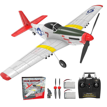 EPP 400mm RC Plane - P51D Mustang /F4U Corsair 4-Ch 2.4G 6-Axis RTF Airplane With Xpilot Stabilizer - RCDrone