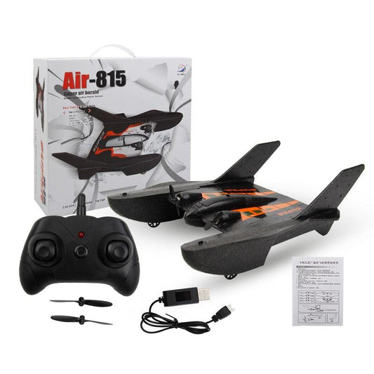 Fx815 Rc Aircraft - 2-Channel Fixed-Wing Glider 2.4G Remote Control Spacecraft Model Seaplane Kid Toys - RCDrone