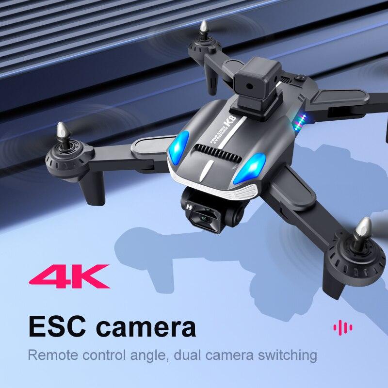 K8 ドローン - 2023 新しいドローン 4K プロフェッショナル HD ESC ダブルカメラ障害物回避オプティカルフローポジショニング –  RCDrone