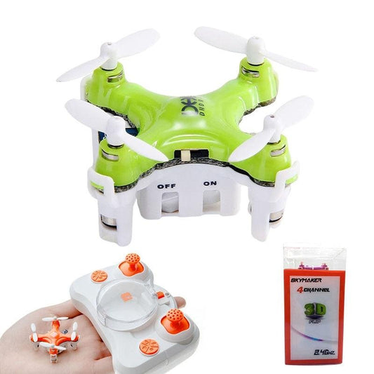 Skymaker CX-STARS World Smallest Drone - 2.4Ghz 4CH 6-axis Mini 360 Roll RC Drones Pocket Hand Throw RC Helicopter For Kids Gift - RCDrone