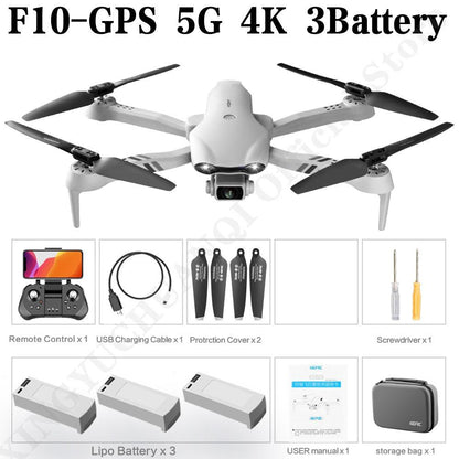 4DRC New 4K HD Dual Camera GPS 5G WIFI Wide Angle FPV Real-time Transmission RC Distance 2km Professional Drone Dron Gift Toys - RCDrone