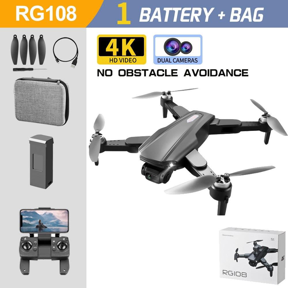 RG101 MAX Drone - 4K HD Professional Dual RC HD Camera GPS FPV 3Km Aerial Photography Brushless Motor Foldable Quadcopter Professional Camera Drone - RCDrone