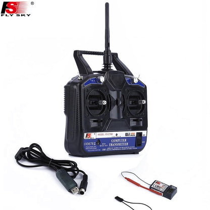 Flysky FS-CT6B 2.4G 6-Channel AFHDS Transmitter with FS-R6B Receiver for RC Quadcopter Multirotor Drone Airplane - RCDrone