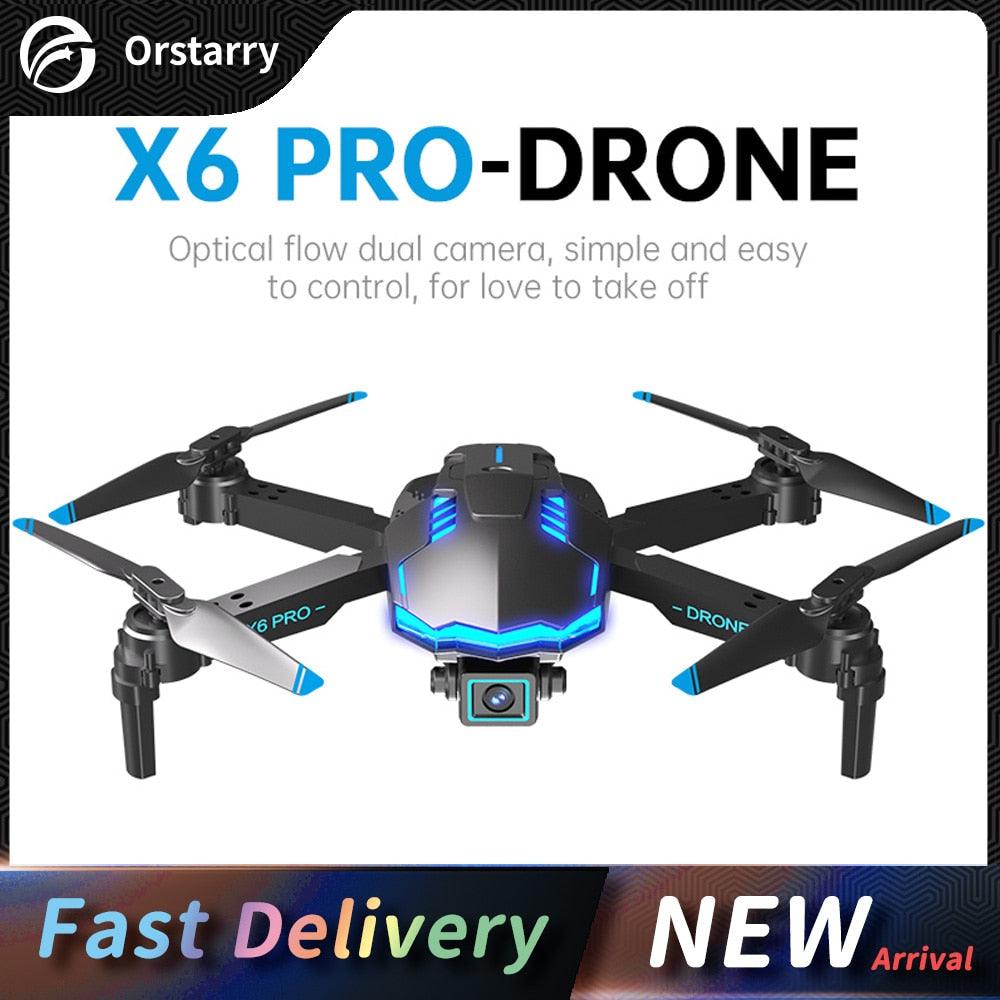 X6 Pro Drone - 4K Ultra HD Camera 120° Adjustable Lens Mini Dron 1800mAh 2.4G Infrared Obstacle Avoidance Quadcopter Toy Gift for Kids - RCDrone
