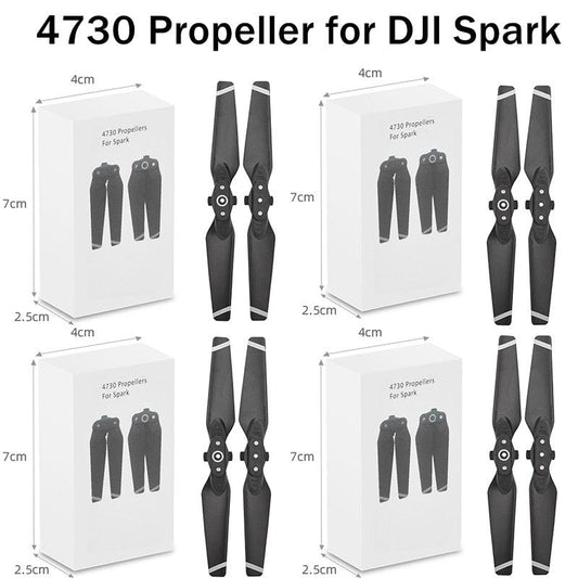 Propeller for DJI Spark Drone - 4730 Quick Release Folding Blades 4730F Replacement Props Spare Parts Wing Accessory - RCDrone