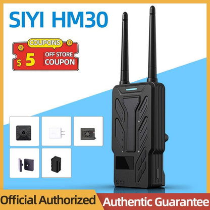 SIYI HM30 Full HD Digital Image Transmission Digital Video Link FPV System Long Range 1080p 60fps R1 Recording Camera FPV OSD - RCDrone