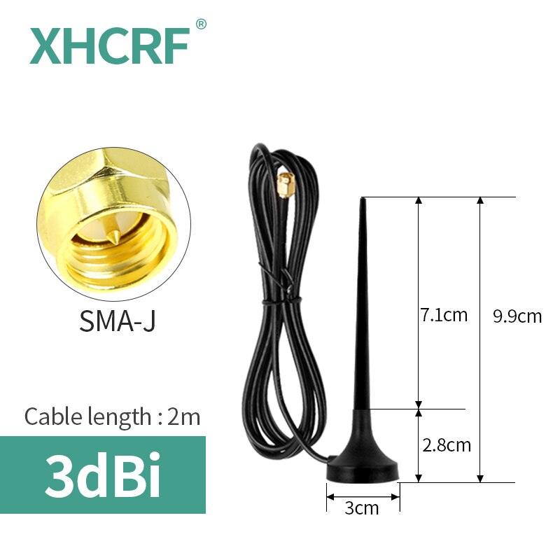 Antenne WiFi 2.4G / 5.8G Dual Magnetic Antenna RP-SMA Adapter 3m Cable for  WiFi