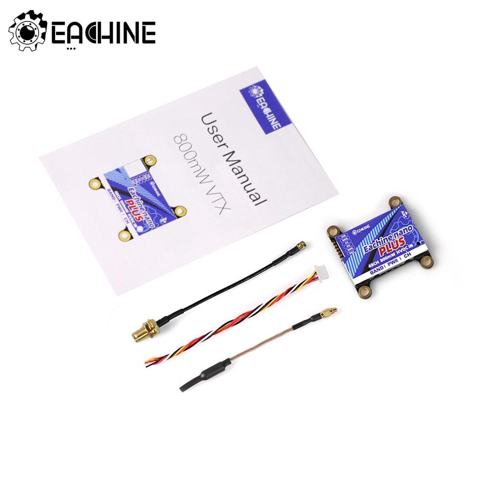 Eachine Nano Plus FPV Transmitter - 5.8GHz 48CH 800mW Transmitter for RC Racing Drone Plane FPV Drone DIY Kit Accessories Support Microphone 6-36V FPV Goggle - RCDrone