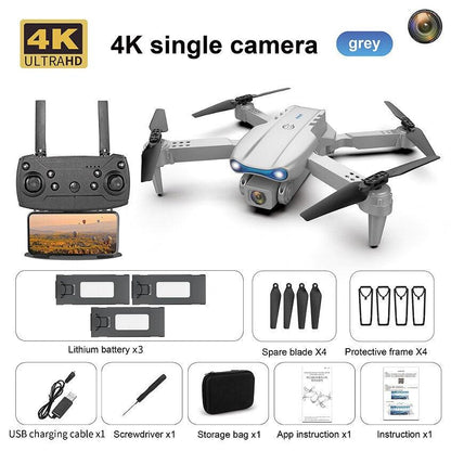 KBDFA E99 Pro Drone - RC Mini Drone 4K Dual Camera WIFI FPV Aerial Photography RC Helicopter Foldable Quadcopter Drone Kids Toys Gifts - RCDrone