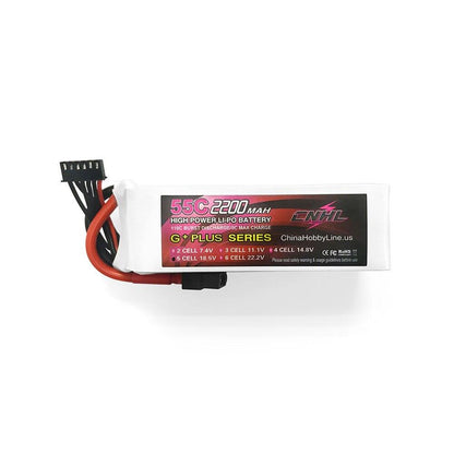 CNHL Lipo 4S 5S 6S Battery for FPV Drone - 14.8V 18.5V 22.2V 2200mAh 2700mAh 40C 55C With T XT60 Plug For RC Car Airplane Truck Vehicle Buggy - RCDrone